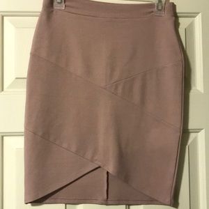 Charlotte Russe Blush Tulip Skirt